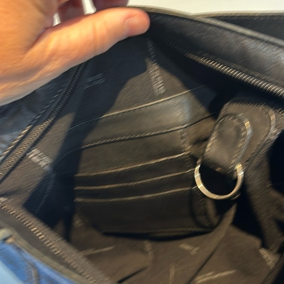 Derek Alexander Black Leather Tote Shoulder Bag - Picture 12 of 14